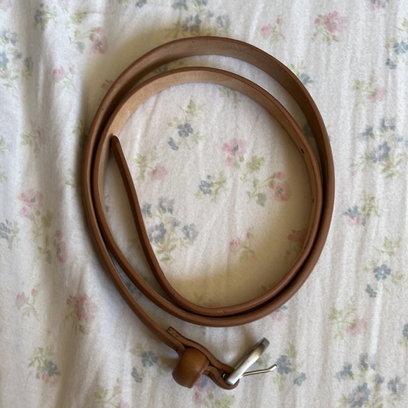 Vintage Wilfred Genuine Leather Brown Belt XSMALL - Picture 3 of 5